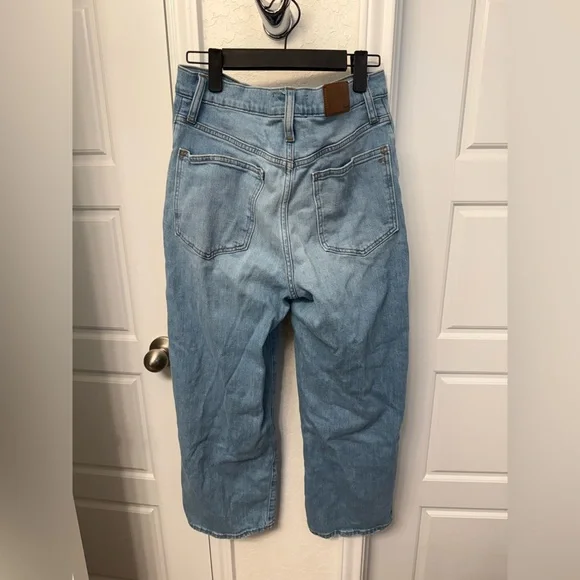 Madewell Slim Wide Leg Crop Jeans - Picture 3 of 6